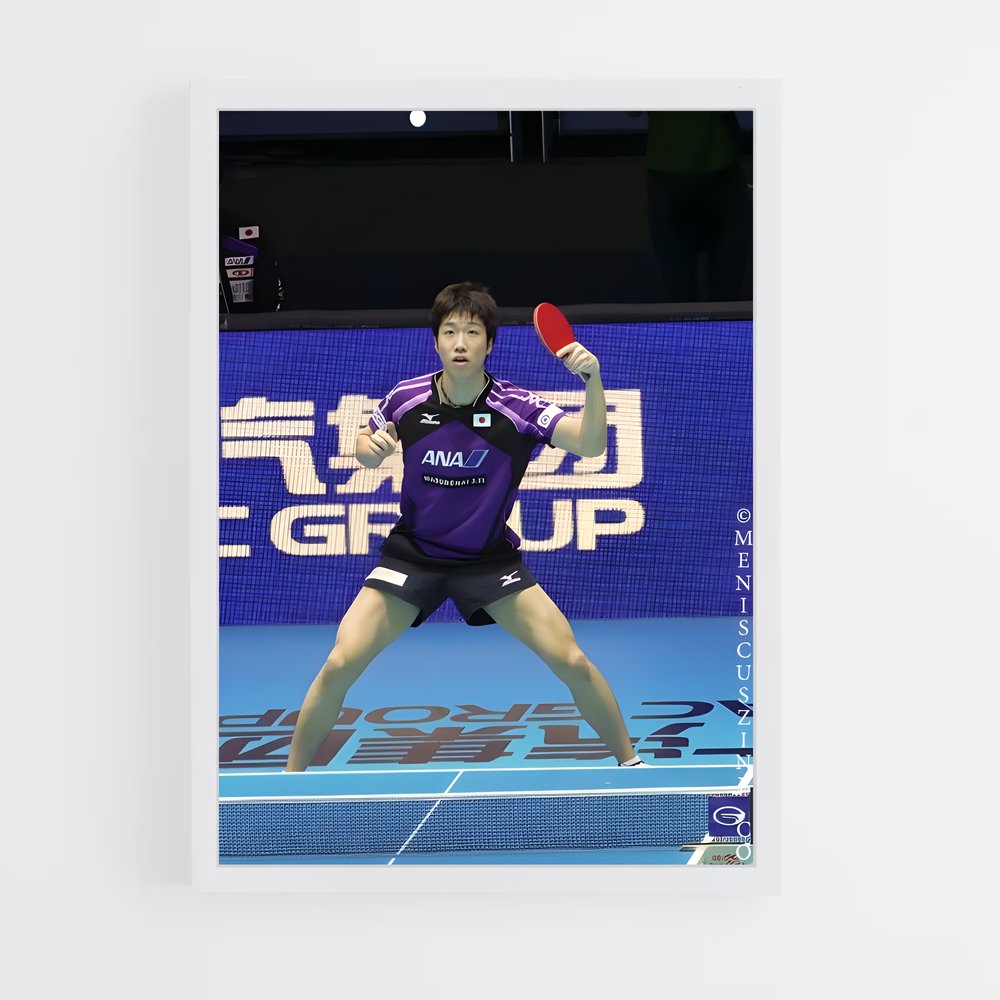 Poster Badminton Énergique – affiche Tennis de table (vue 3)